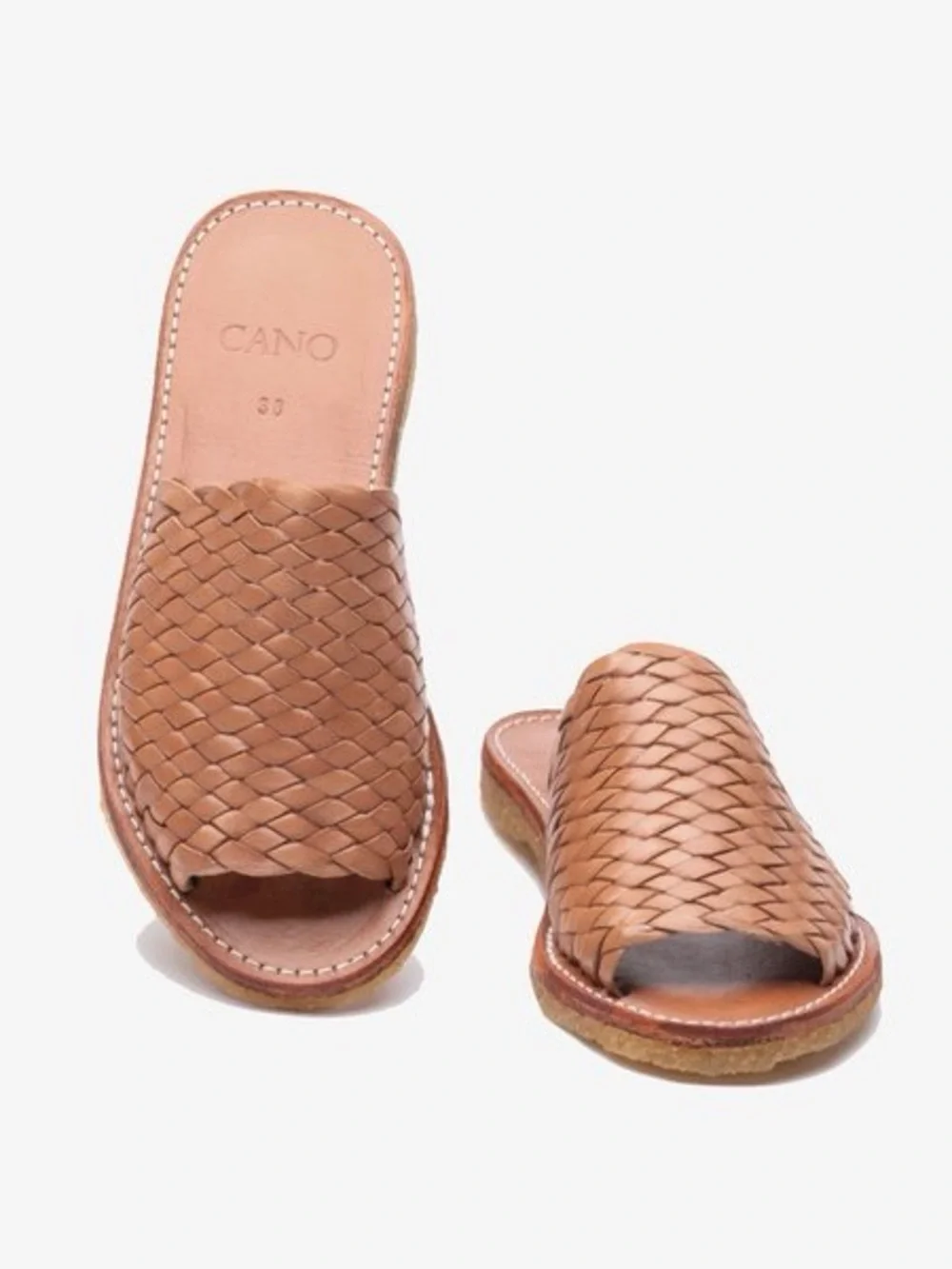 Cano Laura Slide Natural Beige Sandal US 8 (EU 38.5)